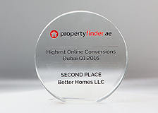 Property Finder: Highest Online Conversions Dubai Q1